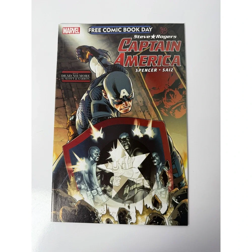 Marvel FCBD 2016 Steve Rogers Captain America Dead No More Spencer Saiz Comic